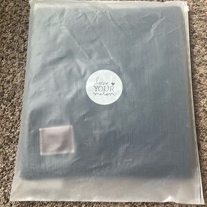 Love your melon black flat knit scarf